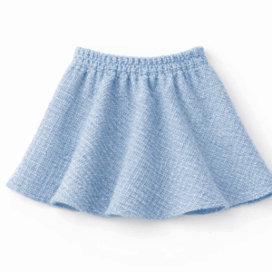 Tweed Skirt blue